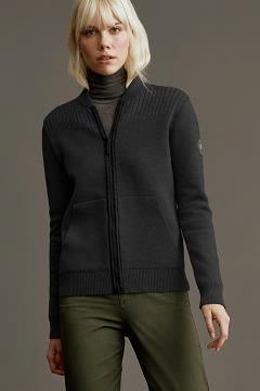Chamarras Canada Goose Mujer México - Lennox Prendas De Punto Negros YS0327685